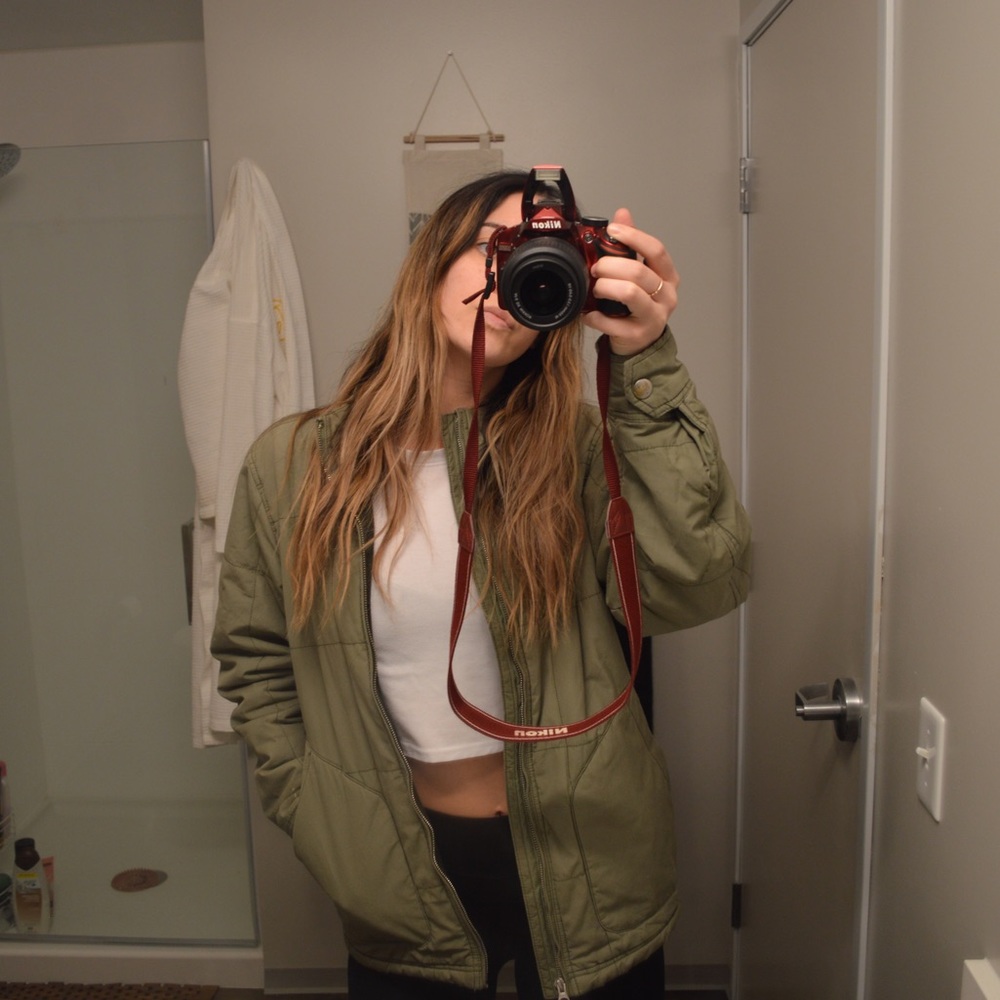 Army Green Puffer Jacket